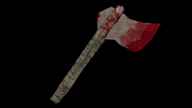 Axe for Battle Low-poly