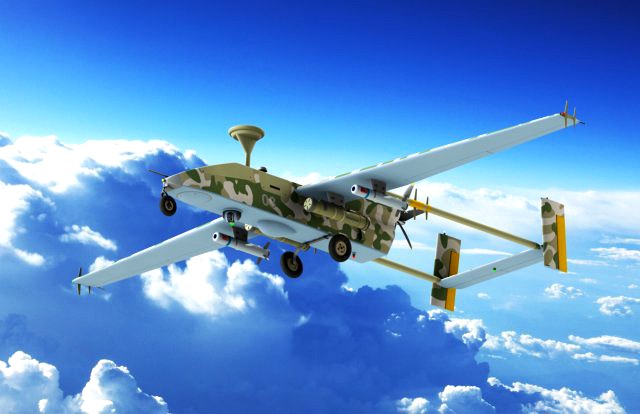 Of IAI Searcher 10 modified UAV