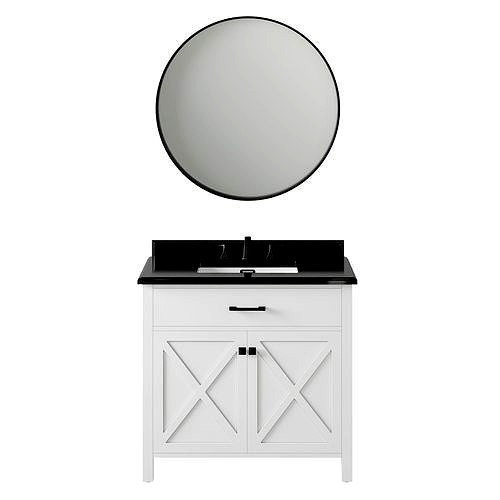 OVE Ainsley 36 White Vanity