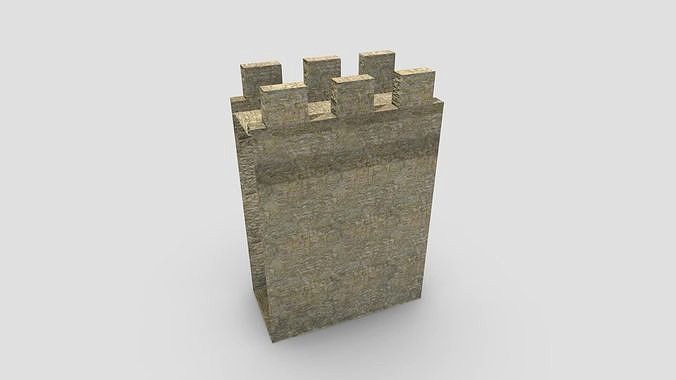 Medieval Castle Module 02 Low Poly PBR Realisitc