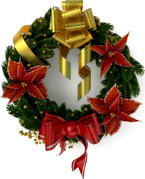 Christmas Wreath 1 3D Model