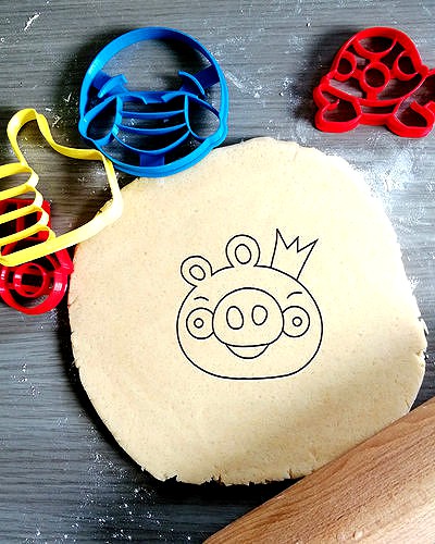 Pig Angry Birds Cookie Cutter | 3D