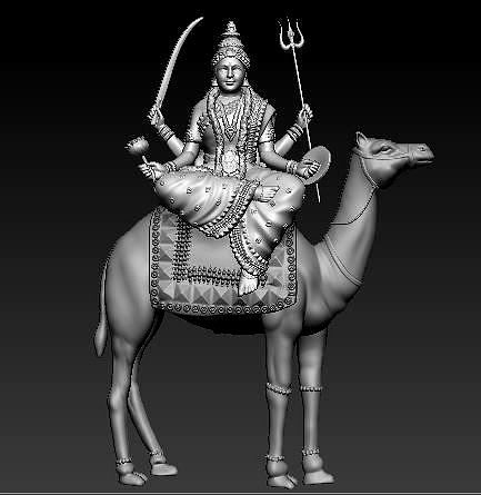 Mataji Idol 3D Printable Model | 3D