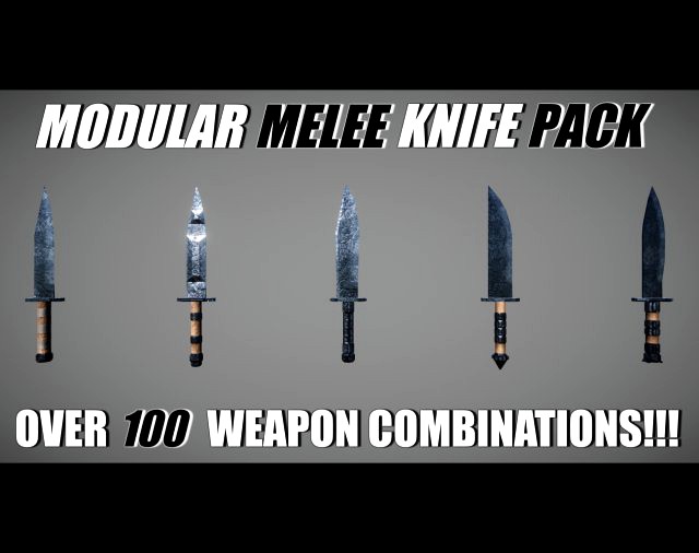 modular melee knife pack