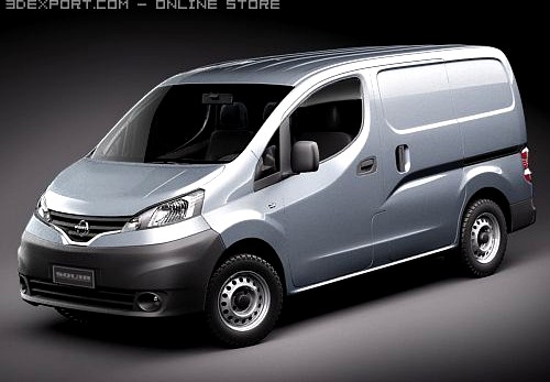 Nissan NV200 2010 3D Model