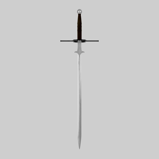 LowPoly and HighPoly Sword