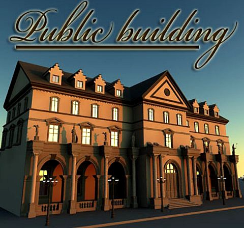 Public building 3D Model