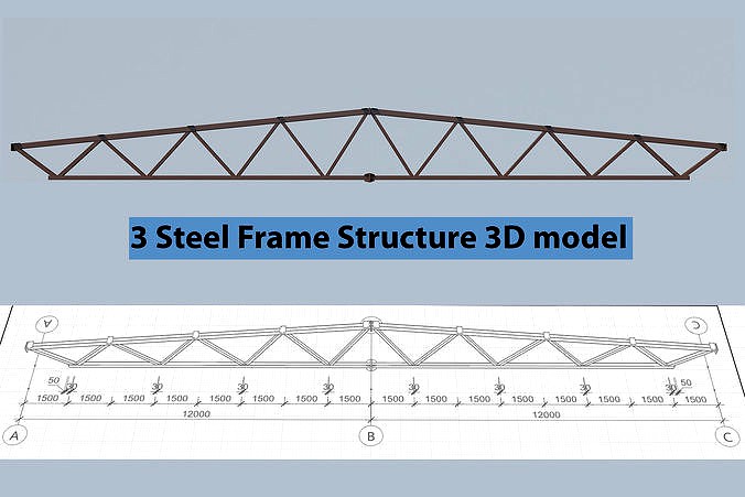 Steel Frame Structure Construction -Truss