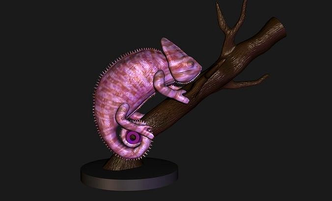 Chameleon lamp - Lampara Camaleon | 3D