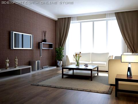 Living room 019 3D Model