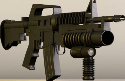 M4 Grip Tactical 3D Model
