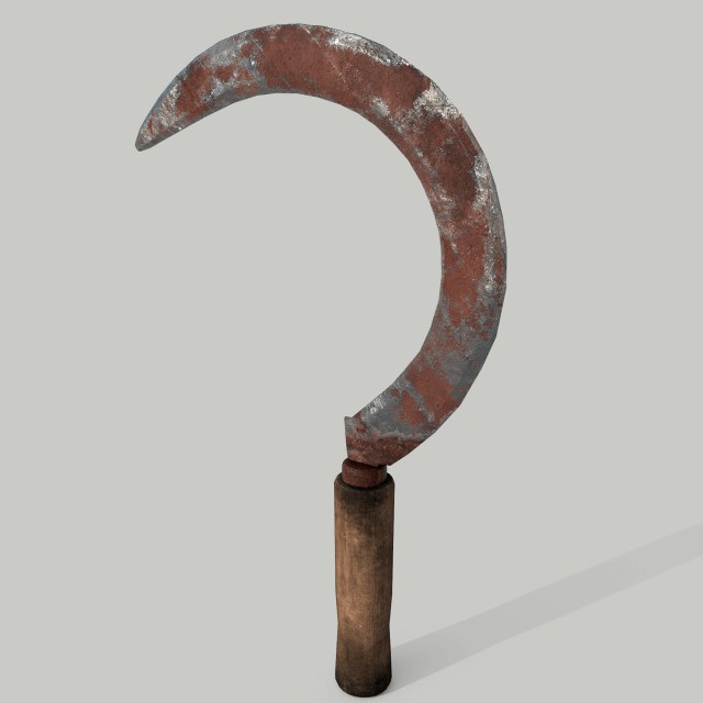 Rusted sickle
