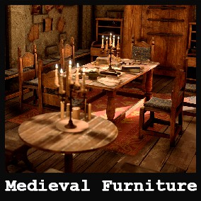Medieval Furniture / 150+ Variations