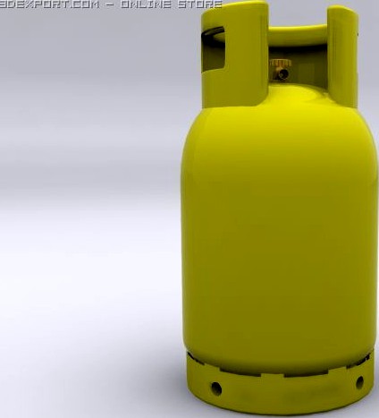 Gass bottel 3D Model