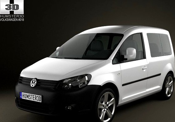 Volkswagen Caddy 2011 3D Model