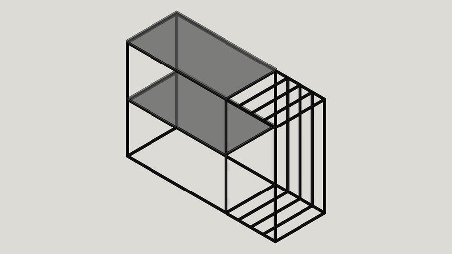 Aparador Filo Ritmo 121x41x83h