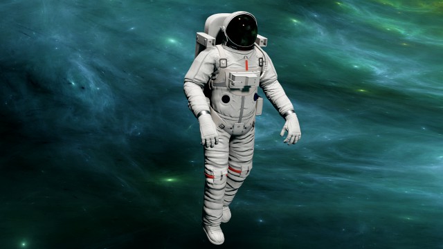 ANIMATED ASTRONAUT GAME READY