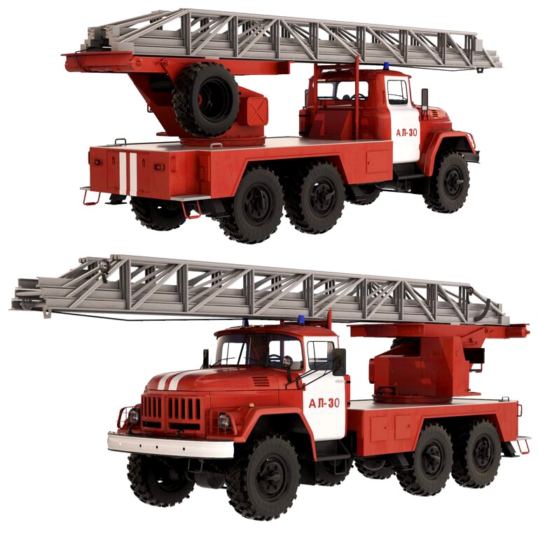 ZiL 131 AL-30 fire truck 1988 (330156)