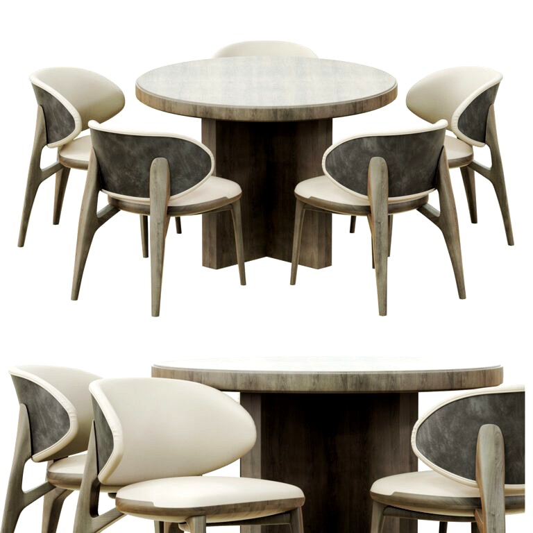 Dining table and chair 27 (262231)