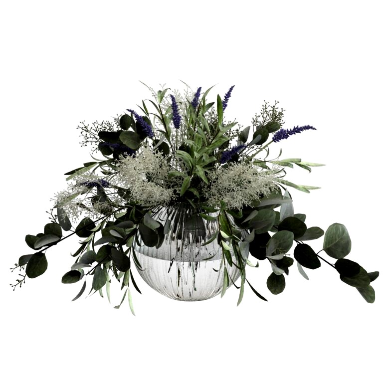 Bouquet with eucalyptus and lavender (245645)
