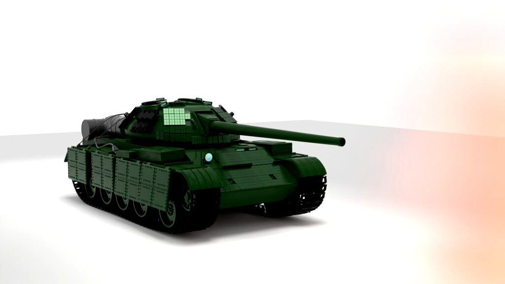 T-54 tank firing animation (203895)