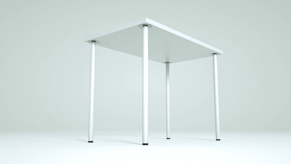 White Table LINNMON / ADILS (IKEA) (132607)