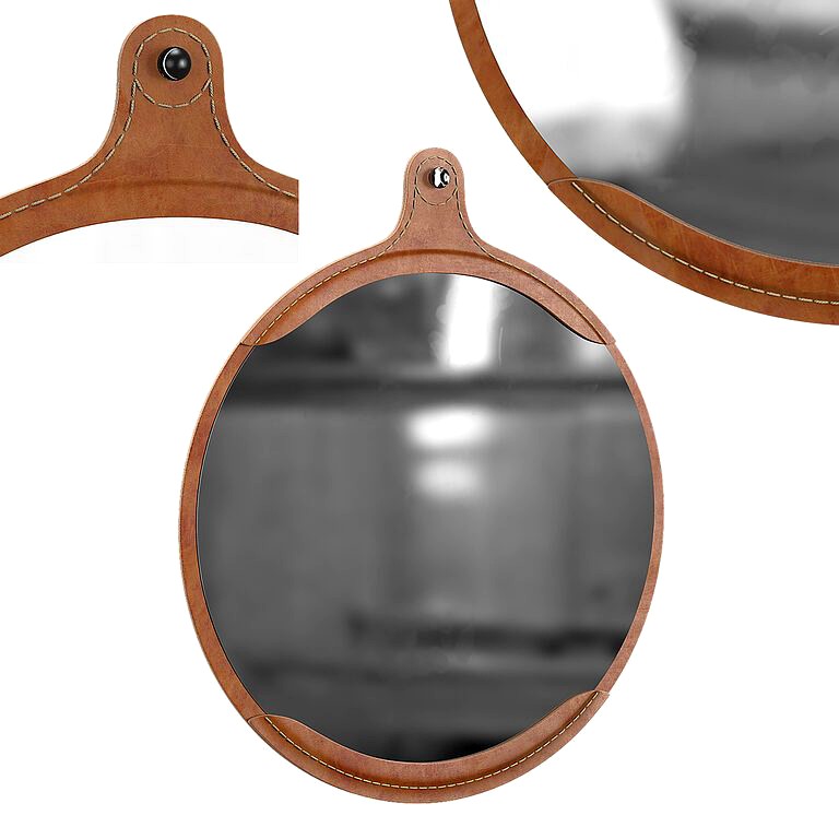 Fairmount Leather Mirror (124300)