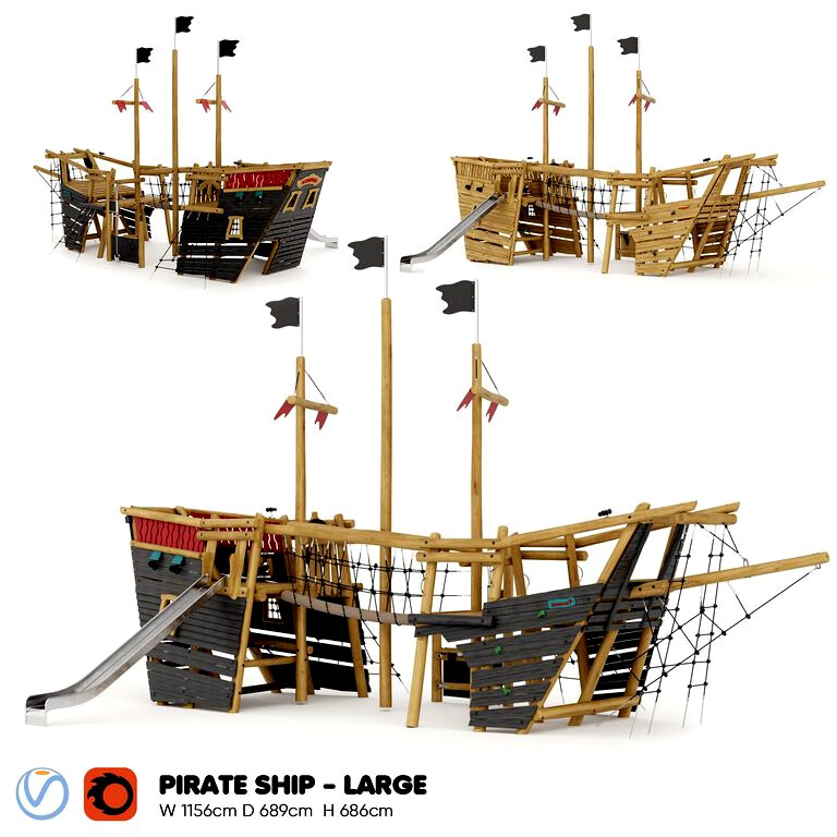 KOMPAN PIRATE SHIP - LARGE (122350)