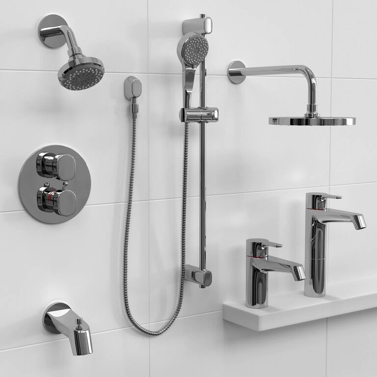 IKEA BROGRUND faucet and shower set (119212)