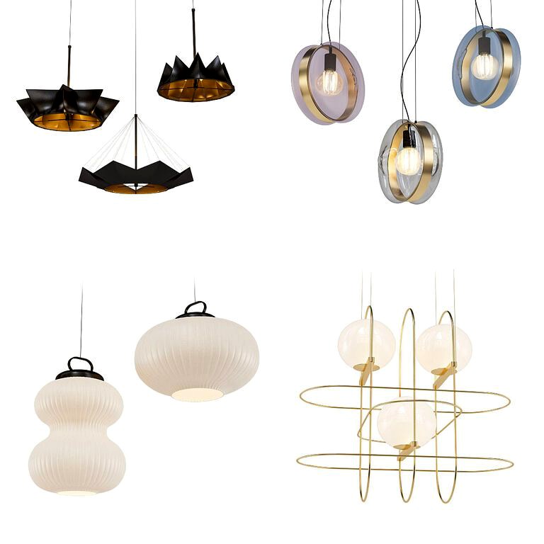 Pendant lamp set 8 (109126)