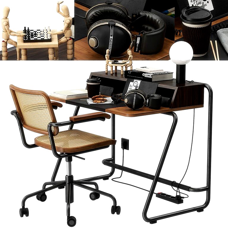 Thonet S1200 Desk Set (102351)