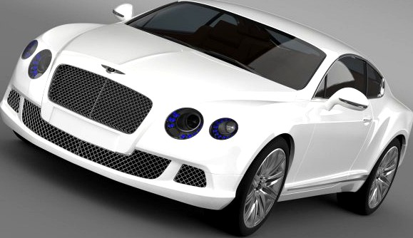 Bentley Continental GT Speed 2012 3D Model