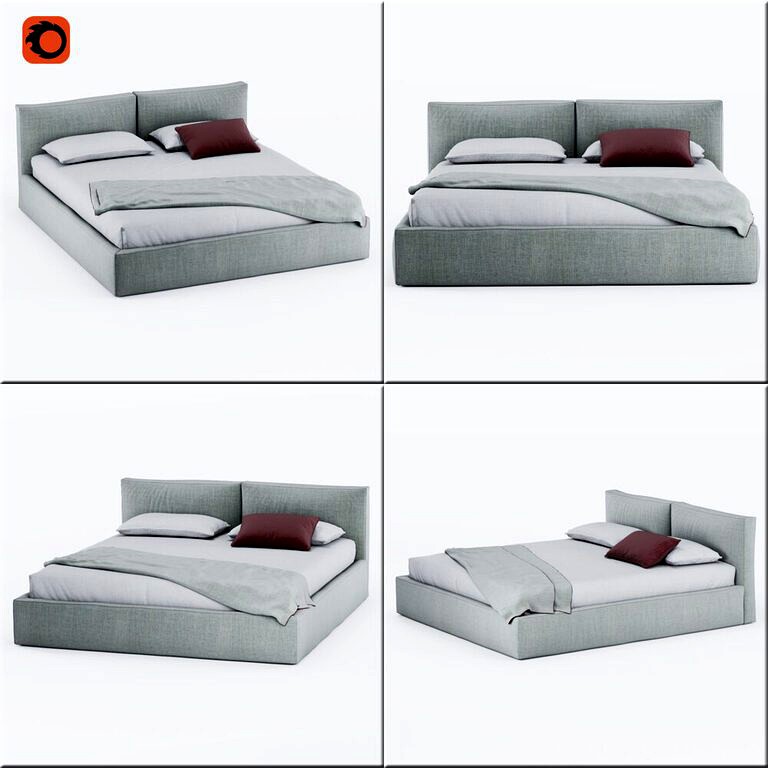 Novamobili Brick Super King Size Bed GM-BRIC-32 (18665)