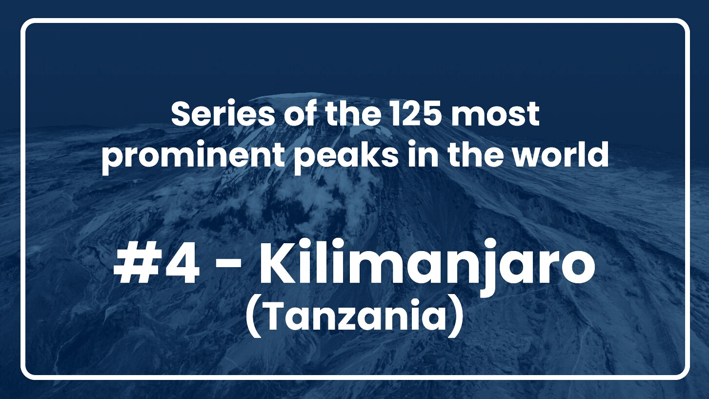 4. Kilimanjaro // Series of the 125 most prominent peaks in the world