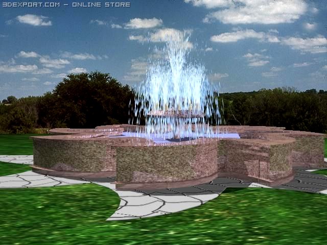 Fountain Architect 3D Model