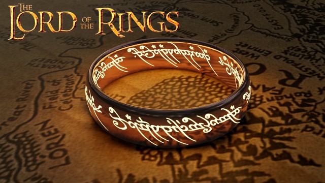 Lord Of The Rings Low-Poly Ring