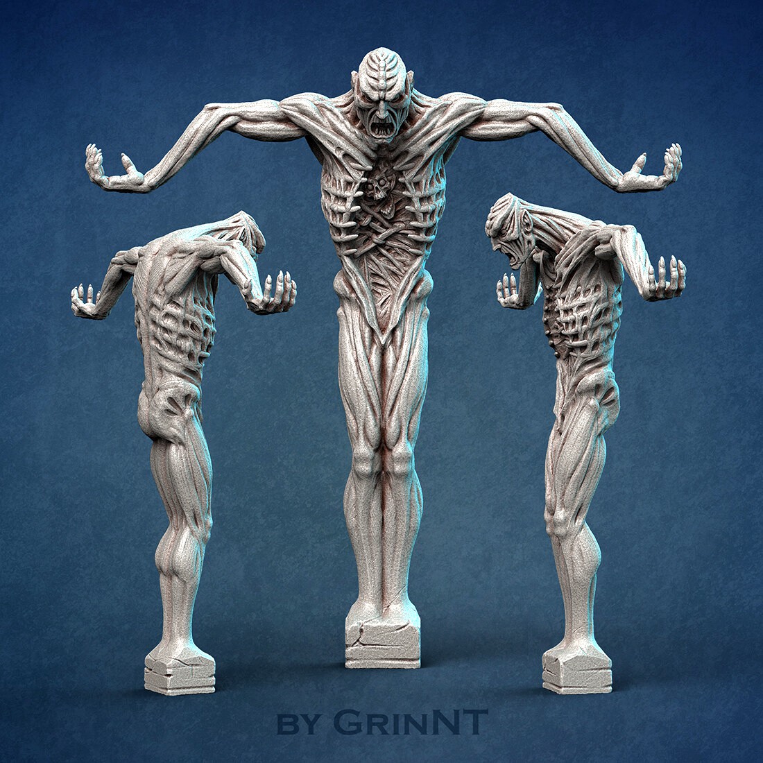 Statue from Outworld - Mortal Kombat 1995 - 3D print model