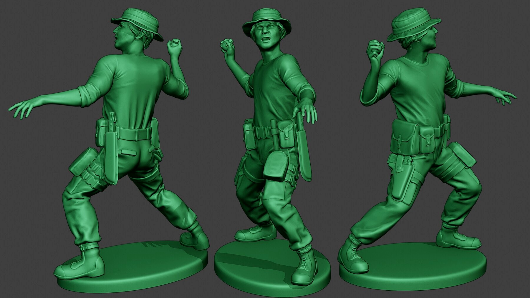 Modern Jungle Soldier Grenade MJS1
