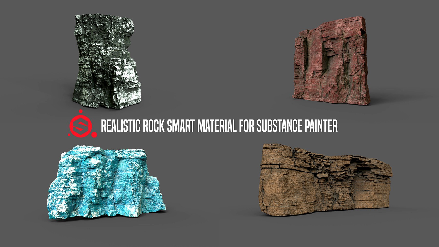 Rock Smart Material for Substance Painter (2022)