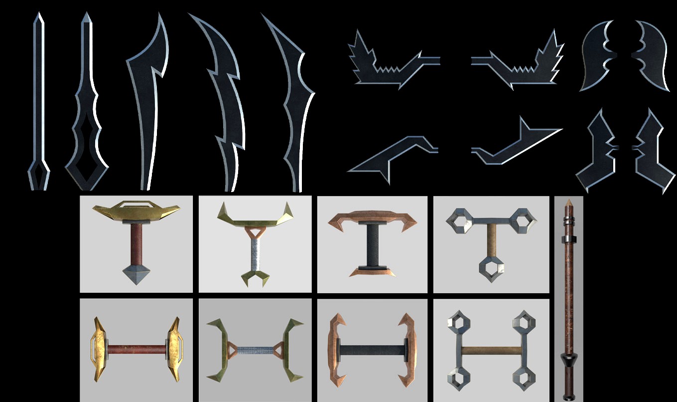 Medieval Sword Pack - Modular Weapons