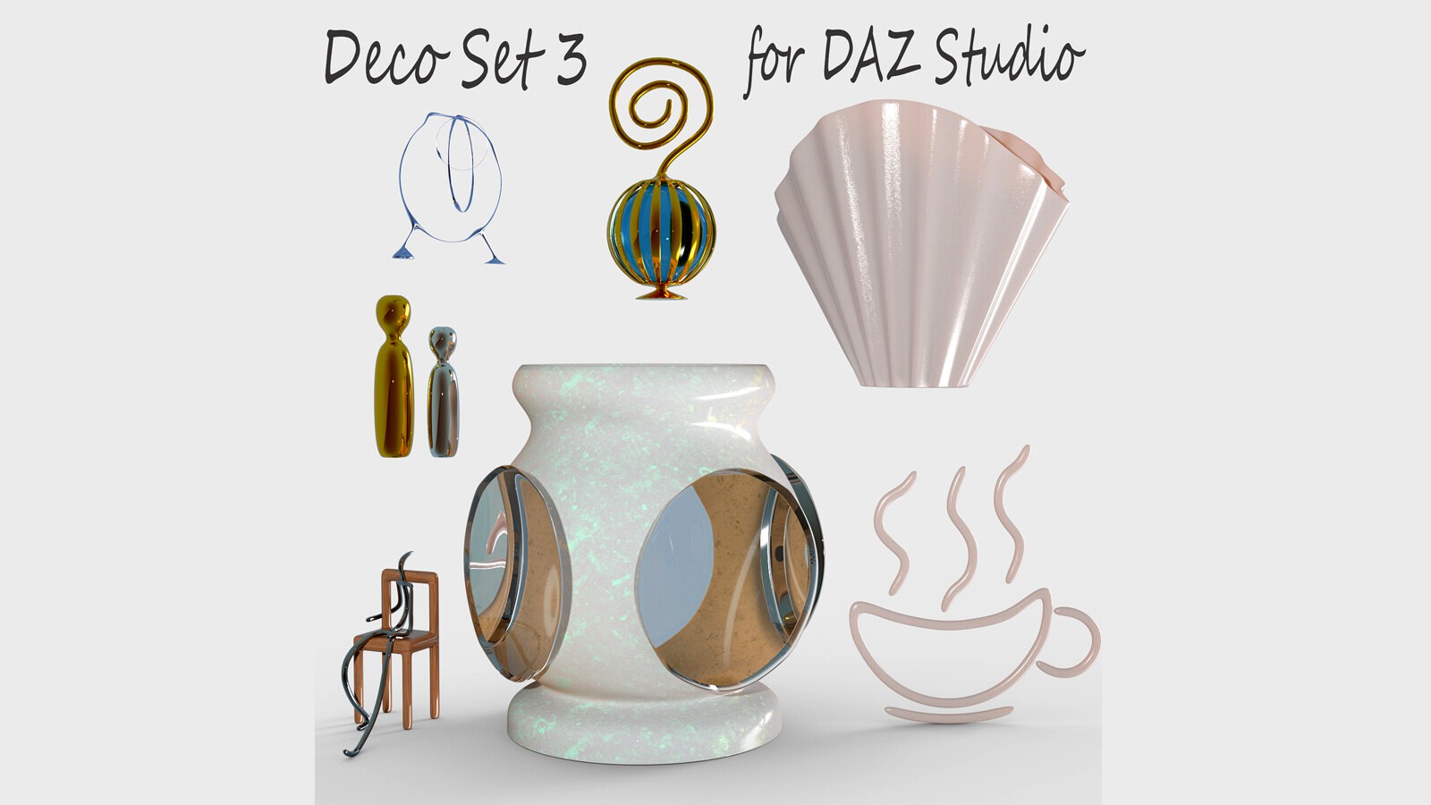 Deco Set 3 for DAZ Studio