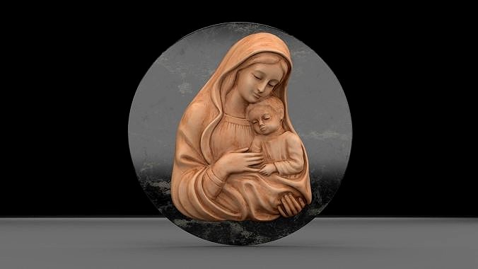 Mary with baby Jesus 01