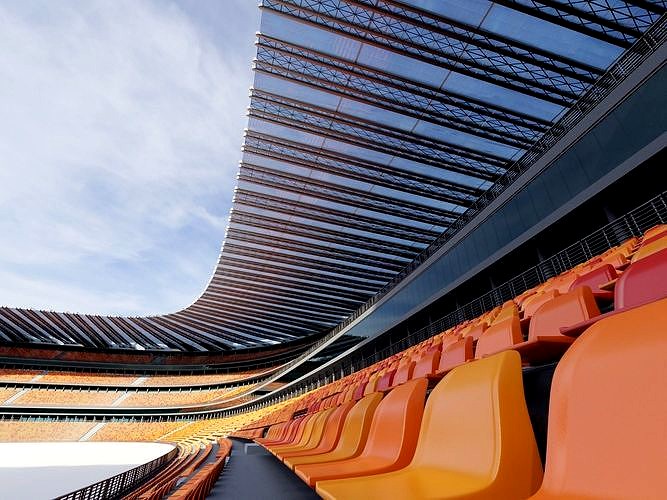 A Realistic Modern Stadium