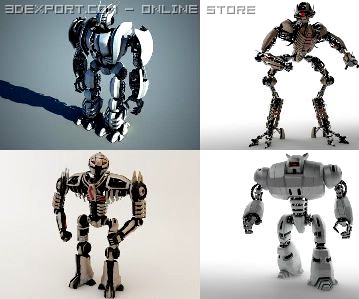 Robot collection 3D Model