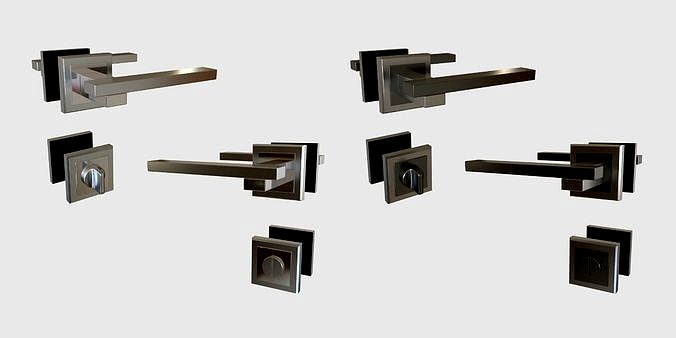 Door Handles for ArchViz Projects - Style MH38