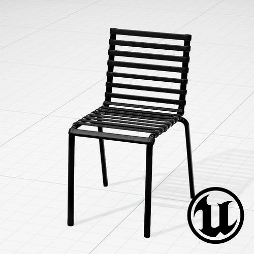 Magis Striped Chair UE4