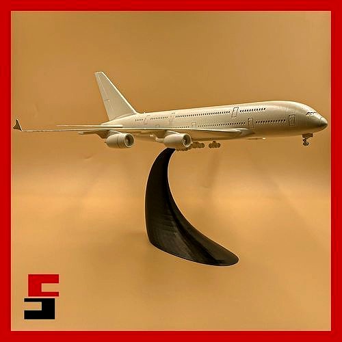 Airplane Airbus A380 Scale 1 200  | 3D