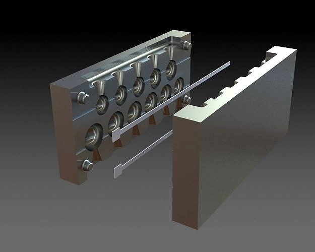 CNC mold Cheburashka excellent system for jig heads predators | 3D