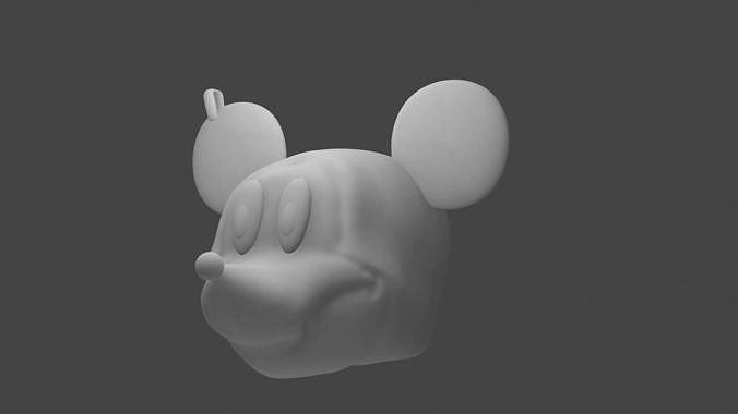 Cartoon Mouse Keychain | 3D