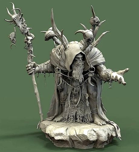 World Of Warcraft - Guldan Figure - High Detail | 3D